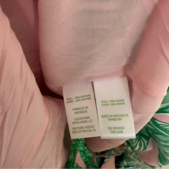 NWT Lilly Pulitzer Teresa Maxi Dress Conch Shell Pink Lets Go Bananas Size XL - Picture 7 of 9